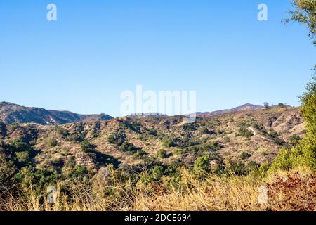 Vista panoramica del Parco Regionale o'Neill, del Trabuco Canyon e della Orange County California Foto Stock