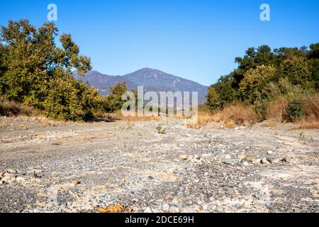 Vista panoramica del Parco Regionale o'Neill, del Trabuco Canyon e della Orange County California Foto Stock