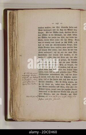 Kinder und Hausmärchen (Grimm) 1812 i 148. Foto Stock