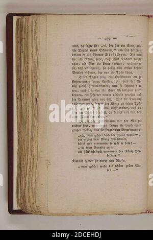 Kinder und Hausmärchen (Grimm) 1812 i 234. Foto Stock