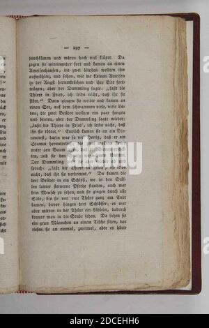 Kinder und Hausmärchen (Grimm) 1812 i 297. Foto Stock