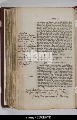 Kinder und Hausmärchen (Grimm) 1812 i 422. Foto Stock