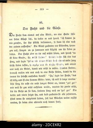 Kinder und Hausmärchen (Grimm) 1837 V1 513. Foto Stock