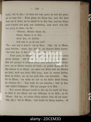Kinder und Hausmärchen (Grimm) 1840 i 119. Foto Stock