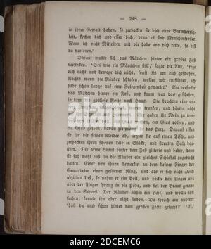 Kinder und Hausmärchen (Grimm) 1840 i 248. Foto Stock