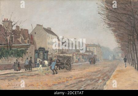 Alfred Sisley, (artista), francese, 1839 - 1899, Boulevard Héloïse, Argenteuil, 1872, olio su tela, totale: 39.5 x 59.6 cm (15 9/16 x 23 7/16 pollici), incorniciato: 63.2 x 85.1 x 10.8 cm (24 7/8 x 33 1/2 x 4 1/4 pollici Foto Stock