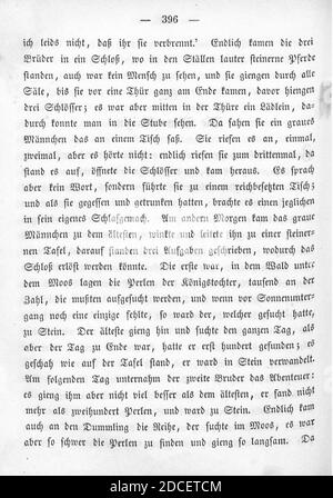 Kinder und Hausmärchen (Grimm) 1850 i 396. Foto Stock