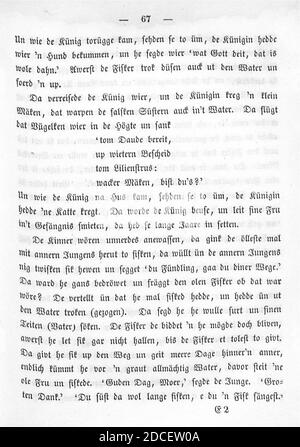 Kinder und Hausmärchen (Grimm) 1850 II 067. Foto Stock