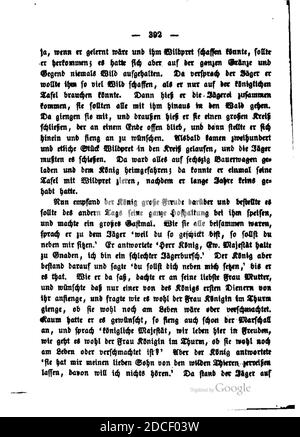 Kinder und Hausmärchen (Grimm) 1857 i 392. Foto Stock