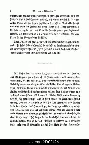 Kinder und Hausmärchen (Grimm) 1894 i 004. Foto Stock