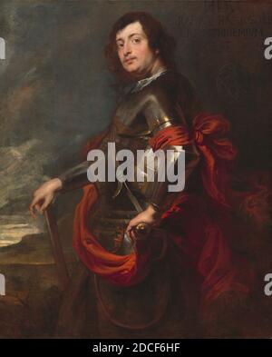 Sir Anthony van Dyck, (artista), fiammingo, 1599 - 1641, il Prefetto Raffaele Raggi, c. 1625, olio su tela, totale: 131 x 105.4 cm (51 9/16 x 41 1/2 pollici Foto Stock