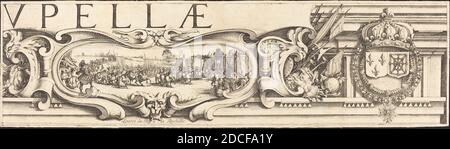 Abraham Bosse, (artista), francese, 1602 - 1676, Jacques Callot, (artista), francese, 1592 - 1635, l'assedio di la Rochelle, l'assedio di la Rochelle di Callot, (serie), 1628/1631, incisione e incisione Foto Stock