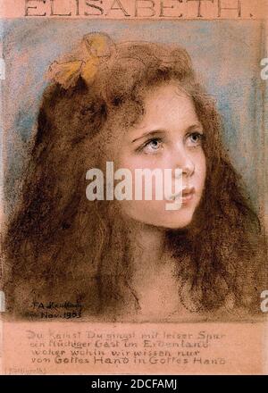 Principessa Elisabetta d'Assia - Pittura. Foto Stock