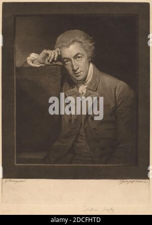 Johann Jacobé, (artista), austriaco, 1733 - 1797, George Romney, (artista dopo), inglese, 1734 - 1802, William Hayley, 1779, mezzotint Foto Stock