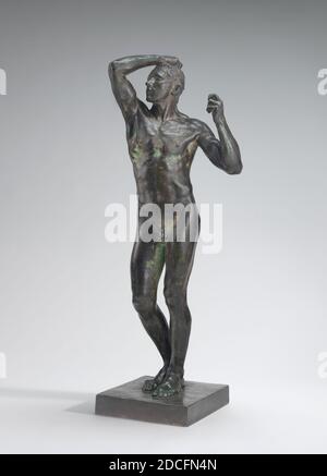 Auguste Rodin, (scultore), francese, 1840 - 1917, l'età del bronzo (l'Age d'Airain), modello 1875-1876, cast 1903-1904, bronzo, totale: 104.1 x 35 x 27.9 cm (41 x 13 3/4 x 11 pollici Foto Stock