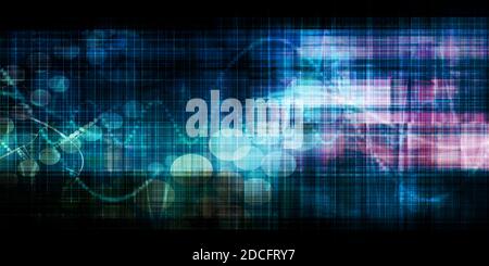 Protezione dei dati aziendali in una protezione della rete di computer Foto Stock