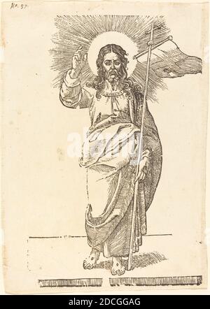 Jacques Stella, (artista), francese, 1596 - 1657, Cristo, Cristo e i dodici Apostoli, (serie), taglio di legno Foto Stock