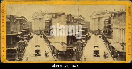 St. Charles Hotel., immagine, Stereographs, 1850 - 1930, Benedizione, S. T Foto Stock