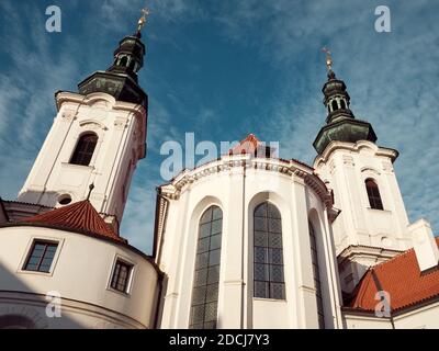 Strahov Monastero di Praga, un monumento di architettura ceca. Il più antico monastero è l'ordine dei monaci premonstranti. Foto Stock