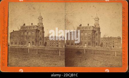 [Un edificio educativo a Kent's Hill, Maine.], immagine, Stereographs, 1850 - 1930 Foto Stock