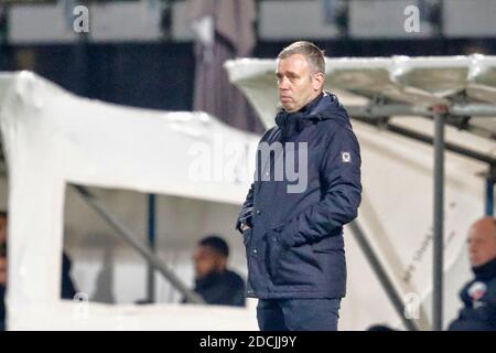 Zwolle, Paesi Bassi. 21 Nov 2020. ZWOLLE, 21-11-2020, MAC3PARK Stadium, football, stagione 2020/2021, Eredivisie, PEC Zwolle - FC Utrecht. Rene Hake Credit: Pro Shots/Alamy Live News Foto Stock