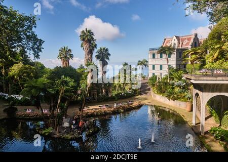 Monte Palace giardino tropicale - Isola di Madeira Foto Stock