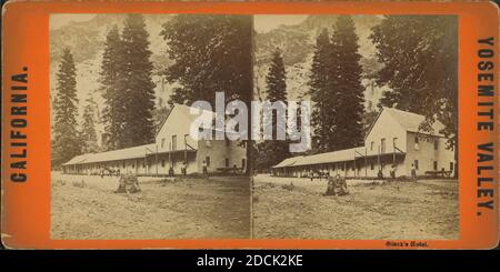 Black's Hotel., immagine, Stereographs, 1850 - 1930 Foto Stock