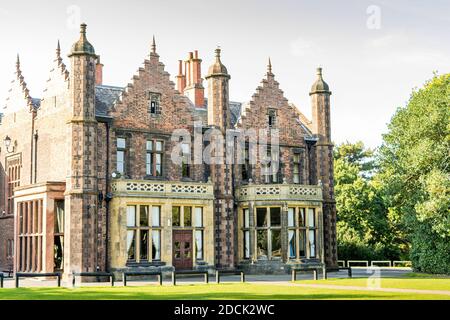 Warrington - Regno Unito 9 settembre: Walton Hall and Gardens 9 settembre 2020, Walton Hall and Gardens. Walton Hall è una casa di campagna a Walton, Warrington, Foto Stock