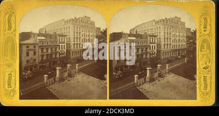 Parker House., immagine, Stereografi, 1850 - 1930 Foto Stock