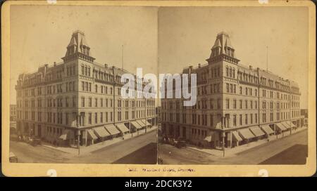 Windsor Hotel, Denver., Still Image, Stereographs, 1850 - 1930, Collier, James Foto Stock