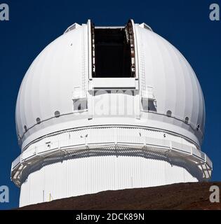 Vista dell'Osservatorio Mauna Kea Foto Stock