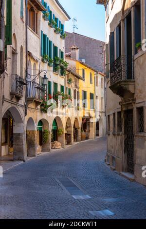 Italia Veneto Asolo - Via Browning Foto Stock