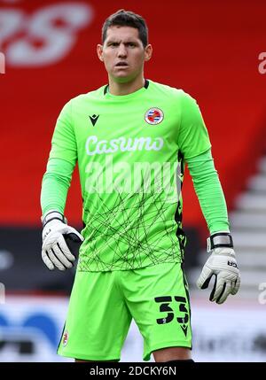 Rafael of Reading - AFC Bournemouth v Reading, Sky Bet Championship, Vitality Stadium, Bournemouth, UK - 21 novembre 2020 solo per uso editoriale - si applicano restrizioni DataCo Foto Stock