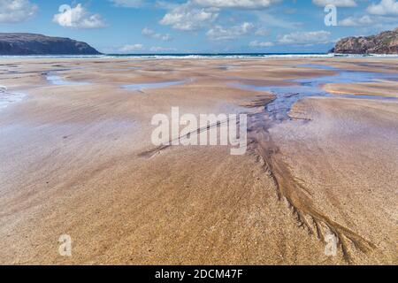 Vista aerea di Cap Malheureux con l'isola di Coin de Mire in lontananza, Mauritius, Oceano Indiano Foto Stock