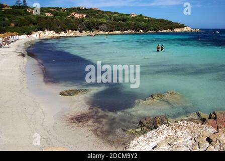 Spiaggia Cala Granu, Costa Smeralda, Sardegna, Italia Foto Stock