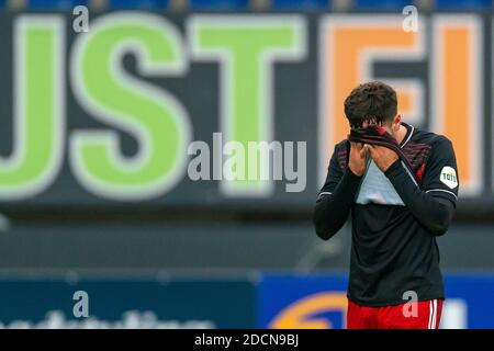 SITTARD, Paesi Bassi. 22 novembre 2020. Calcio, olandese eredivisie, stagione 2020/2021, giocatore di Feyenoord Orkun Kokcu durante la partita Fortuna Sittard - Feyenoord Credit: Pro Shots/Alamy Live News Foto Stock