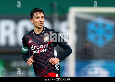 SITTARD, Paesi Bassi. 22 novembre 2020. Calcio, eredivisie olandese, stagione 2020/2021, Steven Berghuis giocatore di Feyenoord durante la partita Fortuna Sittard - Feyenoord Credit: Pro Shots/Alamy Live News Foto Stock