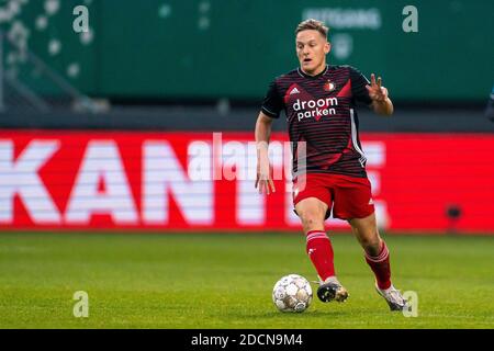 SITTARD, Paesi Bassi. 22 novembre 2020. Calcio, eredivisie olandese, stagione 2020/2021, giocatore di Feyenoord Jens Toornstra durante la partita Fortuna Sittard - Feyenoord Credit: Pro Shots/Alamy Live News Foto Stock