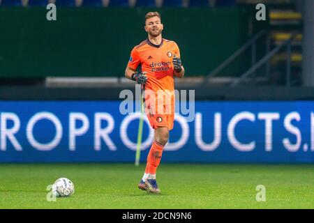 SITTARD, Paesi Bassi. 22 novembre 2020. Calcio, eredivisie olandese, stagione 2020/2021, portiere di Feyenoord Nick Marsman durante la partita Fortuna Sittard - Feyenoord Credit: Pro Shots/Alamy Live News Foto Stock