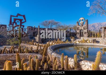 Oggetto 'Dio Sol' o Dio Sole', Museo de la Pachamama, Amaichá del Valle, Provincia Tucamán, Argentina Nord-Ovest, America Latina Foto Stock