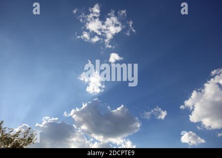 Ombra nuvola Foto Stock
