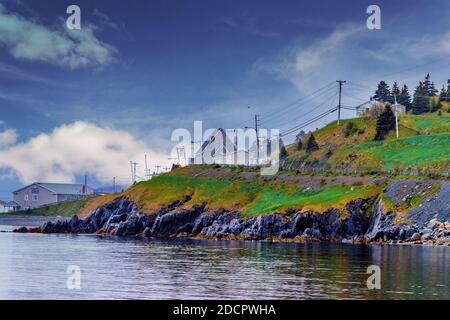 Estate ad Avalon. Scene della penisola di Avalon, Terranova Foto Stock