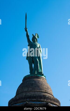 Monumento di Herman il tedesco a Detmold, Germania Foto Stock