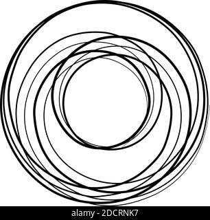 Curlicue, Loop Shapes, Elements Vector Illustration - Stock Vector Illustration, clip-art Illustrazione Vettoriale