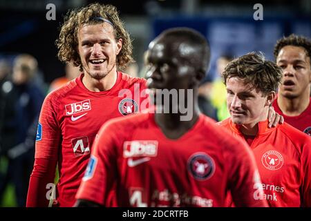 Aarhus, Danimarca. 22 novembre 2020. Alexander Scholz del FC Midtjylland visto dopo la partita 3F Superliga tra Aarhus GF e FC Midtjylland al Ceres Park di Aarhus. (Photo Credit: Gonzales Photo/Alamy Live News Foto Stock