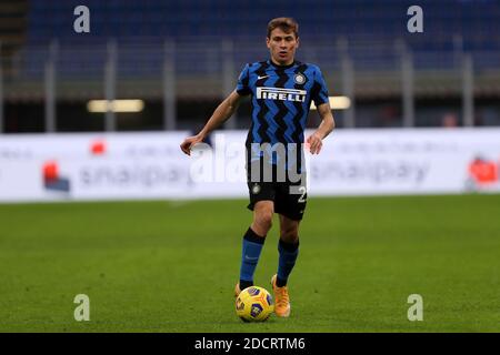 Nicolo Barella del FC Internazionale in azione durante la serie A match tra FC Internazionale e Torino FC. Il FC Internazionale vince il 4-2 rispetto al Torino FC. Foto Stock