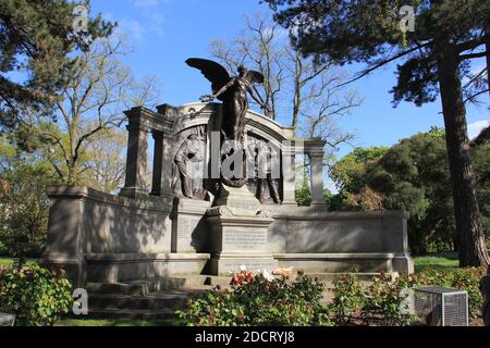 Fotografia del Titanic Engineers’ Memorial a Southampton Foto Stock