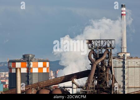 Aceralia è il maggiore produttore di acciaio in Spagna, con una produzione di quasi 10 milioni di tonnellate. Successivamente. Foto Stock