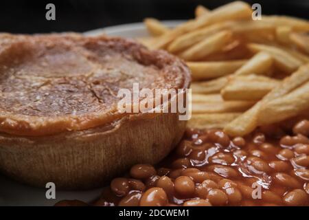 Cippi di torta e fagioli primo piano Foto Stock