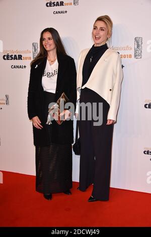 Julie Gayet durante la 43° cerimonia annuale dei Cesar Film Awards tenutasi presso la Salle Pleyel di Parigi, Francia, il 2 marzo 2018. Foto di Berzane-Marechal-Wyters/ABACAPRESS.COM Foto Stock